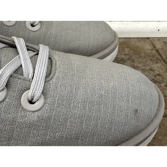 Allbirds Wool Piper Woven Pewter Gray Lace Up Shoes Women's Size 11 - Picture 4 of 10